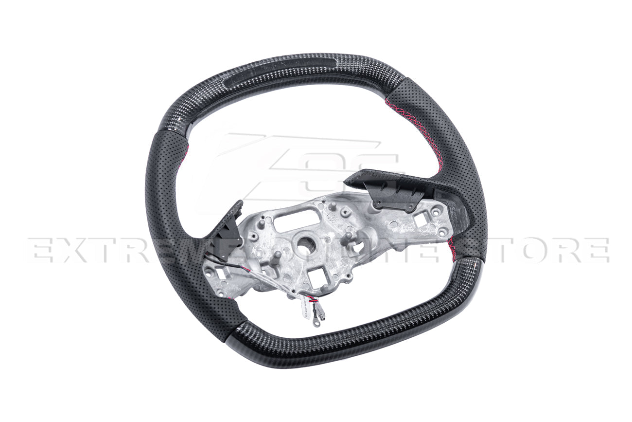 Corvette C8 Carbon Fiber Steering Wheel (Custom Order)