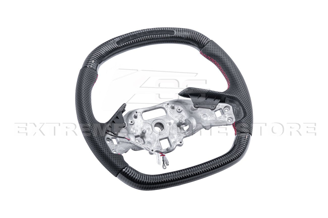 Chevrolet Corvette C8 LED Digital Carbon Fiber Steering Wheel Custom Order 2020-2026