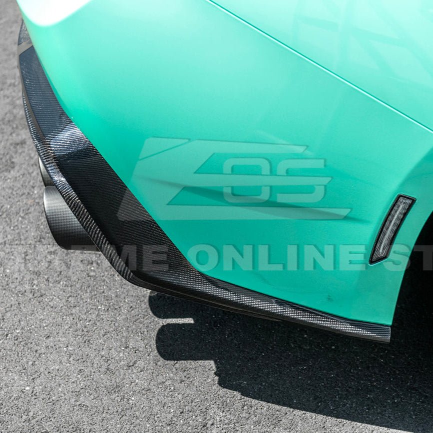 Ford Mustang S650 Dark Horse Style Dry Carbon Fiber Rear Bumper Diffuser 2024-Up