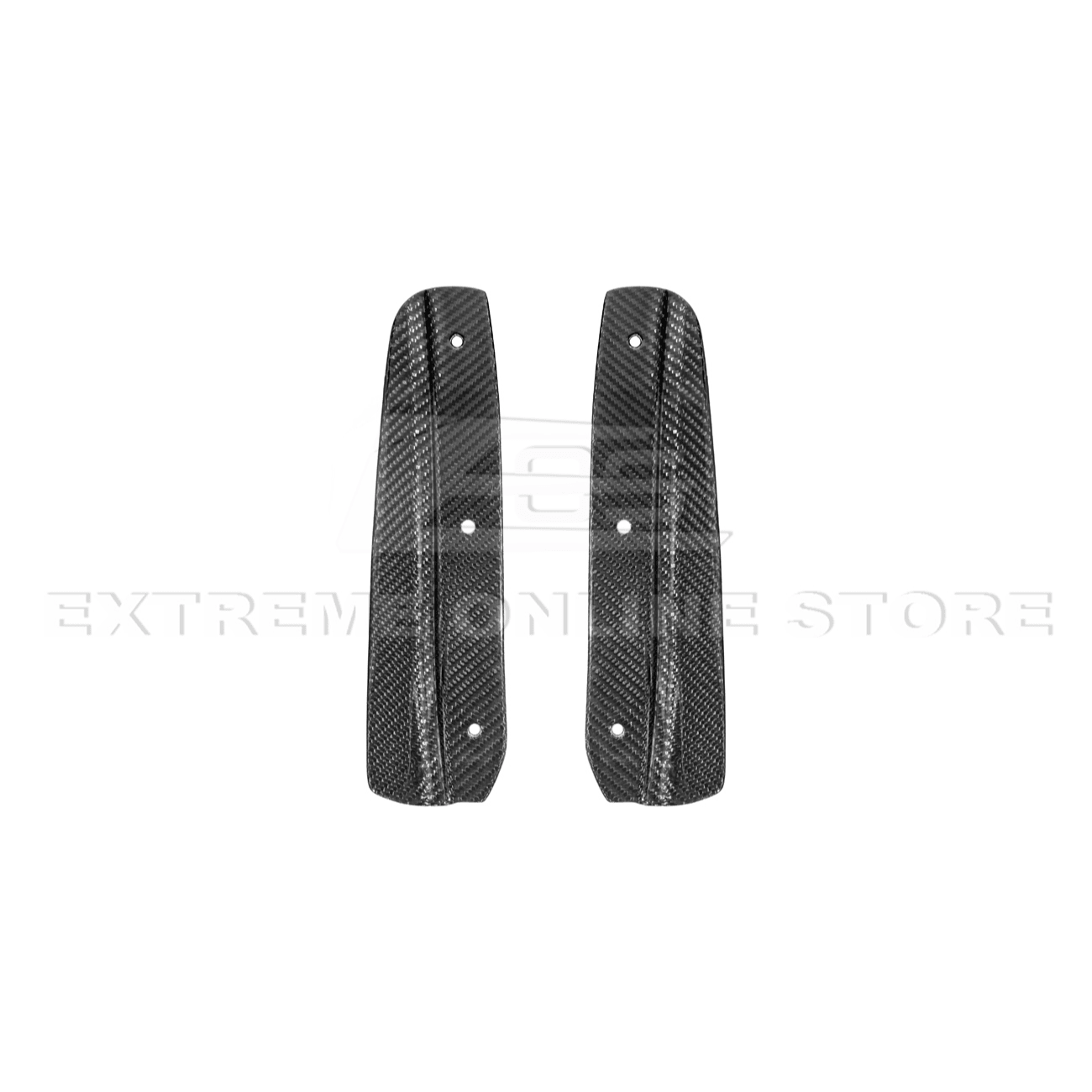 Cadillac CT4-V Blackwing Carbon Fiber Front Splitter Side Wheel Arch 2020-Up