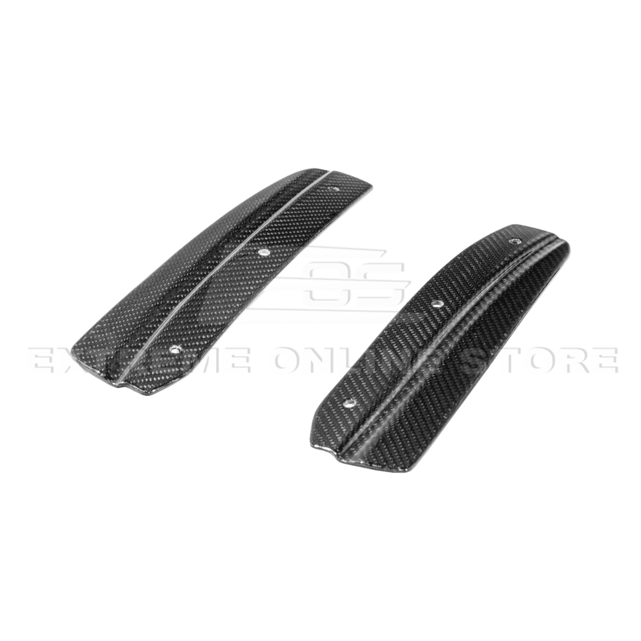 Cadillac CT4-V Blackwing Carbon Fiber Front Splitter Side Wheel Arch 2020-Up
