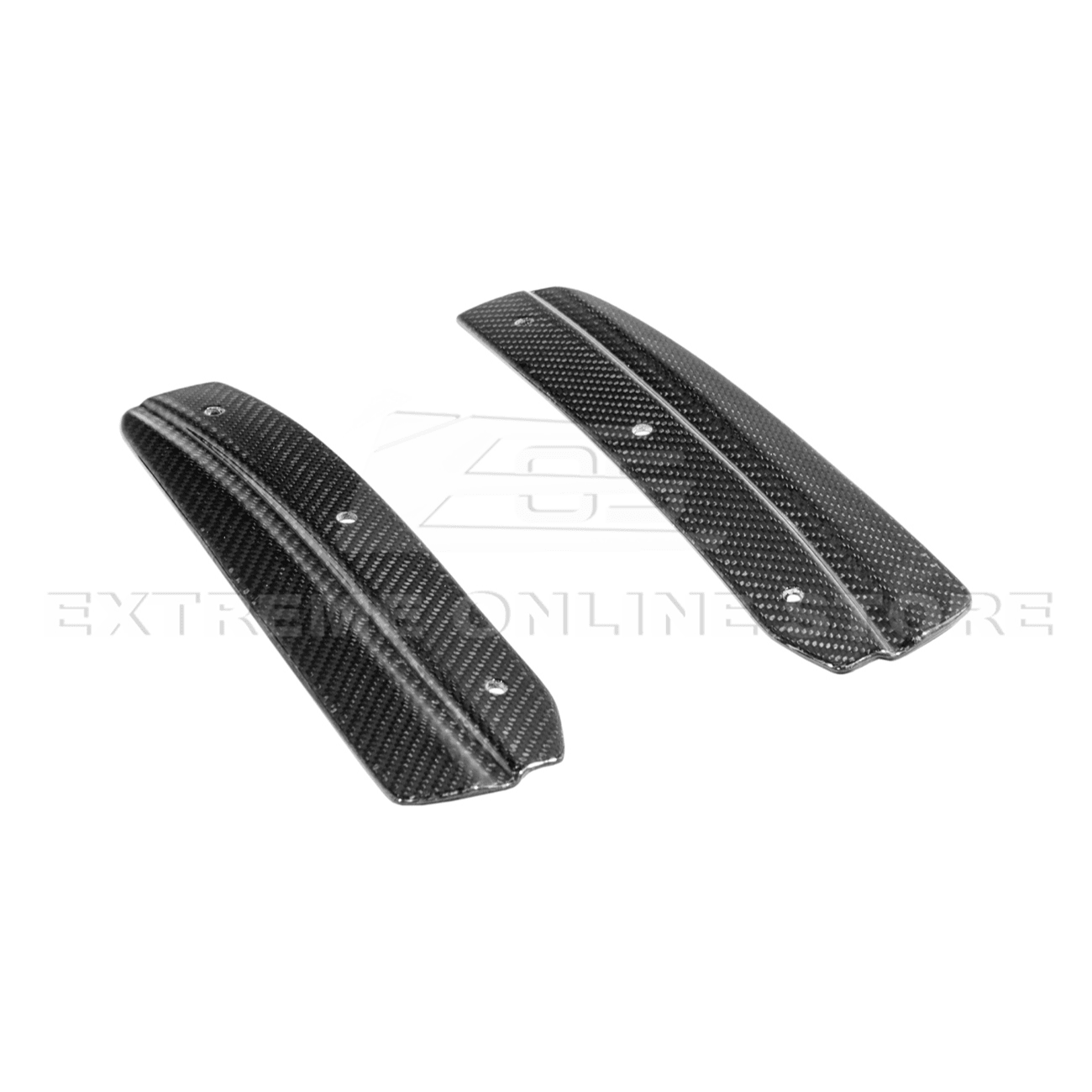 Cadillac CT4-V Blackwing Carbon Fiber Front Splitter Side Wheel Arch 2020-Up