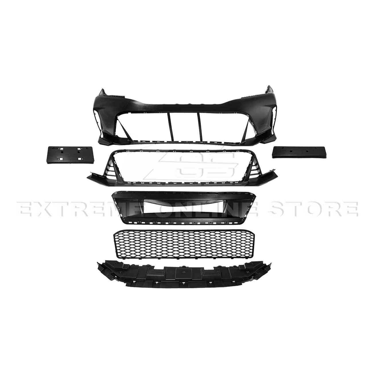 Honda Civic FE Type-R Style Primed Black Front Bumper Kit 2022-2024