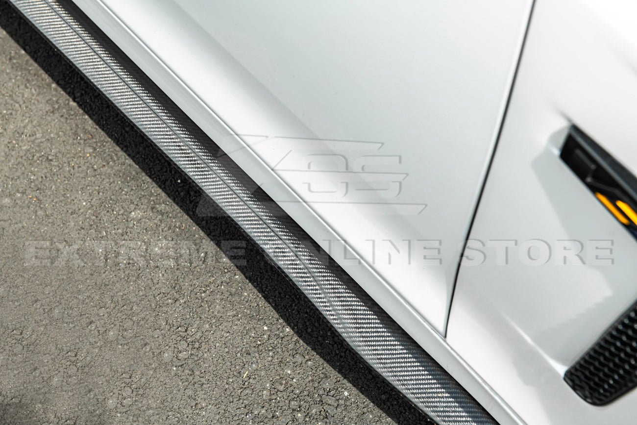 Cadillac CTS-V Alpha Carbon Fiber Front Splitter Side Skirts Wheel Arch Kit 2016-2019