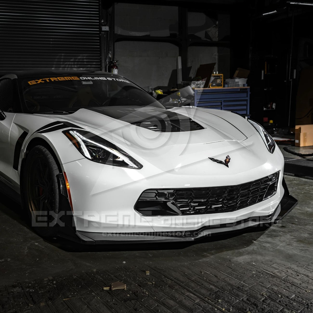 Chevrolet Corvette C7 C8 Style Smoke LED Sequential Headlights 2014-2019