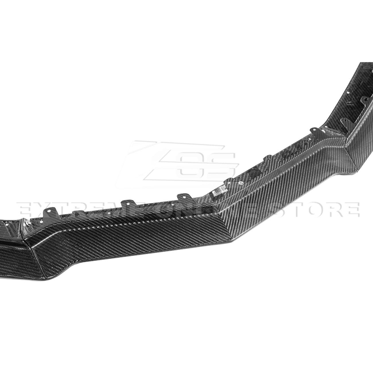 Chevrolet Corvette C8 Z06 E-Ray Z07 Extended Package Dry Carbon Fiber Front Splitter Canards Kit 2023-Up