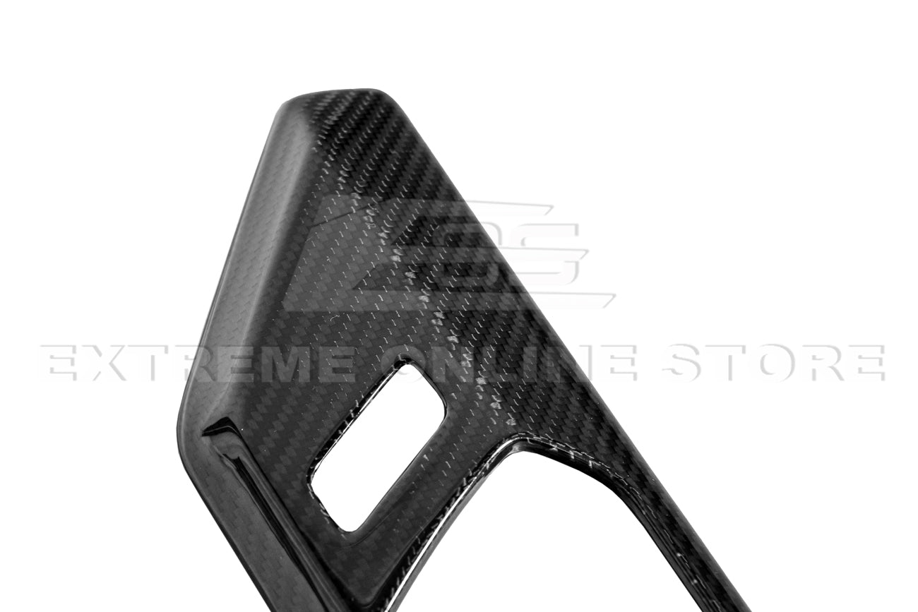 Ford Bronco Factory Style Carbon Fiber Front Door Handle Trim Cover Pair 2021-Up