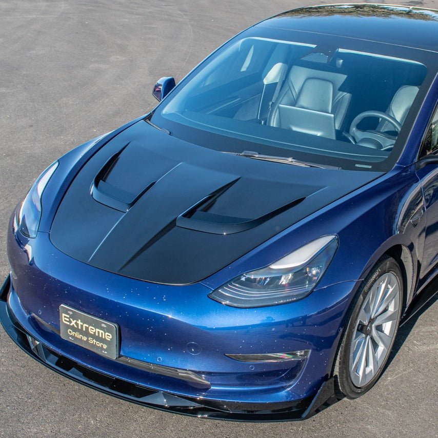 Tesla Model 3 Aluminum Primed Black Front Hood Bonnet Shell Cover 2017-2023