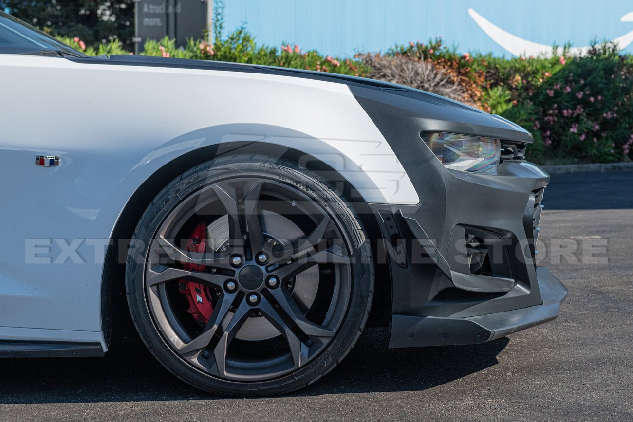 Chevrolet Camaro 6th Gen ZL1 1LE Style Primed Black Full Body Kit 2019-2024