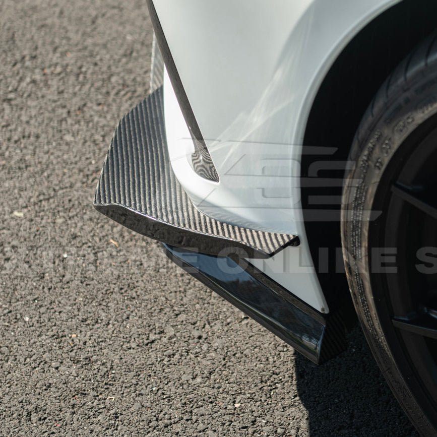 Corvette C8 Stingray Dry Carbon Fiber Front Splitter Z06 Z07 Conversion Package 2020-Up