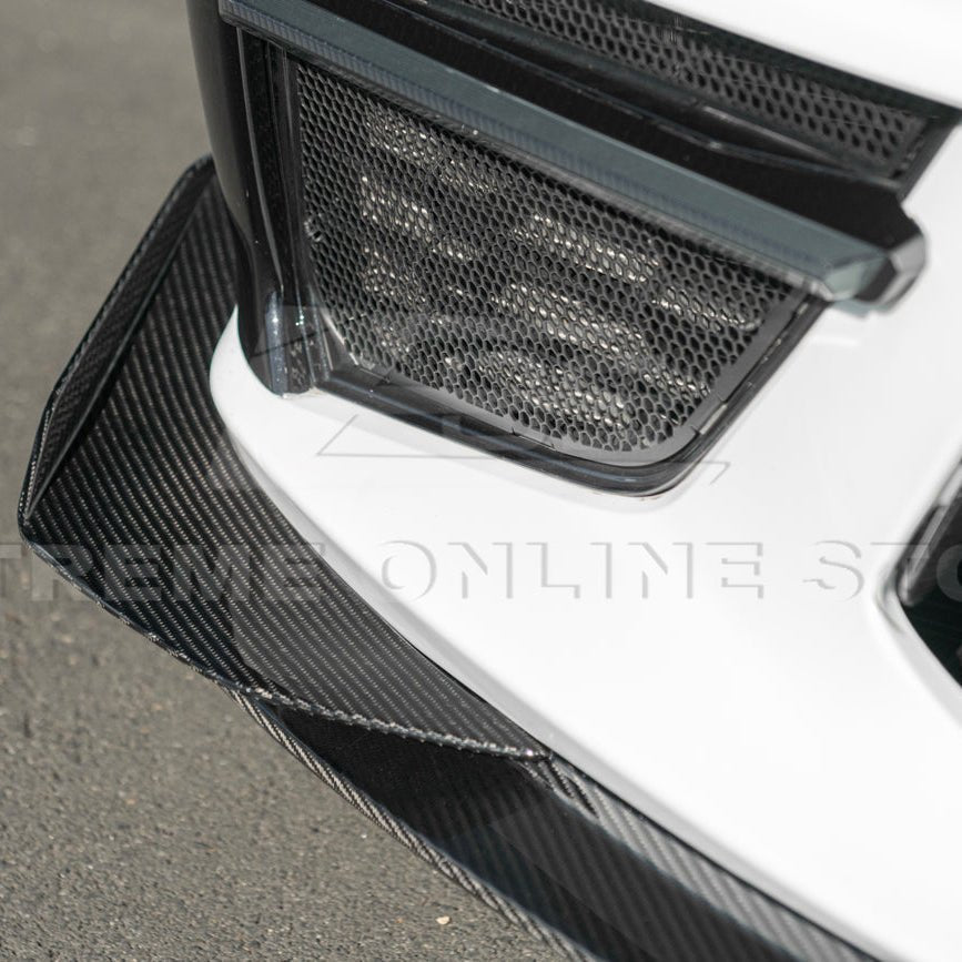 Corvette C8 Stingray Dry Carbon Fiber Front Splitter Z06 Z07 Conversion Package 2020-Up