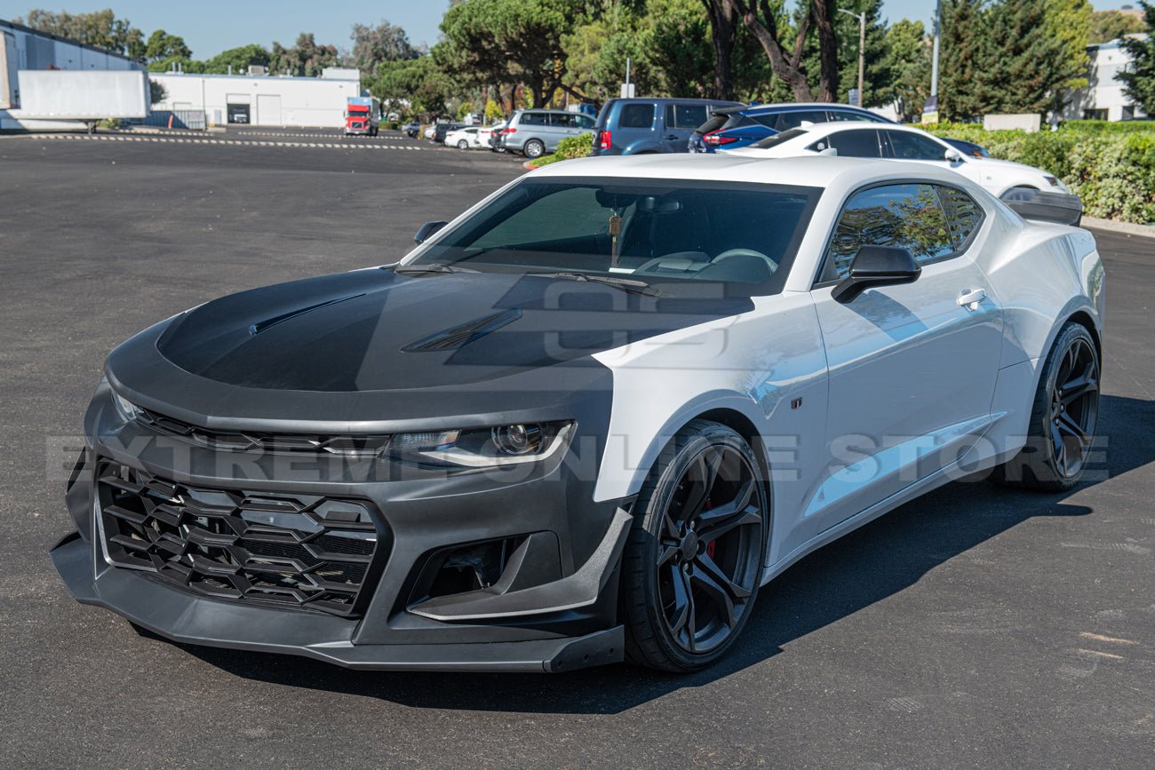 Chevrolet Camaro 6th Gen ZL1 1LE Style Primed Black Full Body Kit 2019-2024