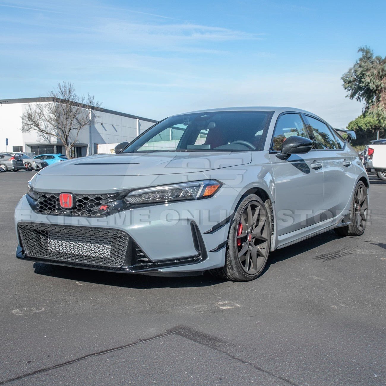 Honda Civic Type R FL5 Carbon Fiber Front Side Canards 2023-Up