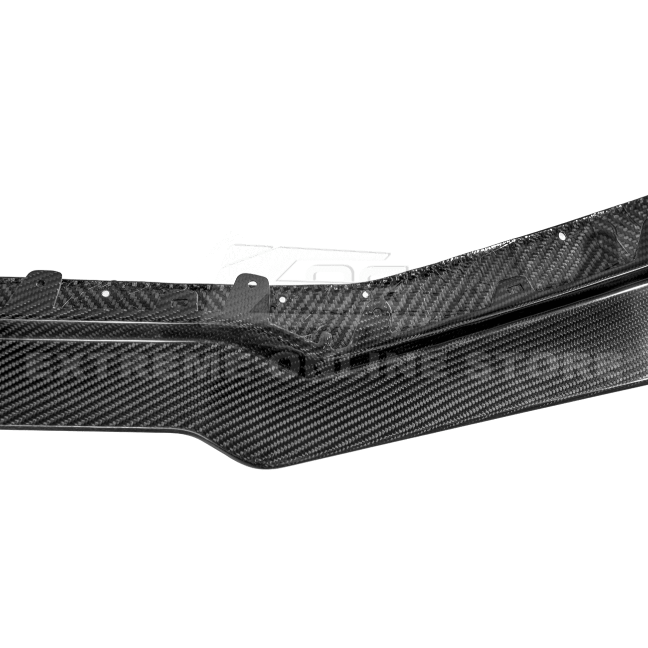 Chevrolet Corvette C8 Z06 Z07 Style Dry Carbon Fiber Extended Front Lip Splitter Canards 2023-Present