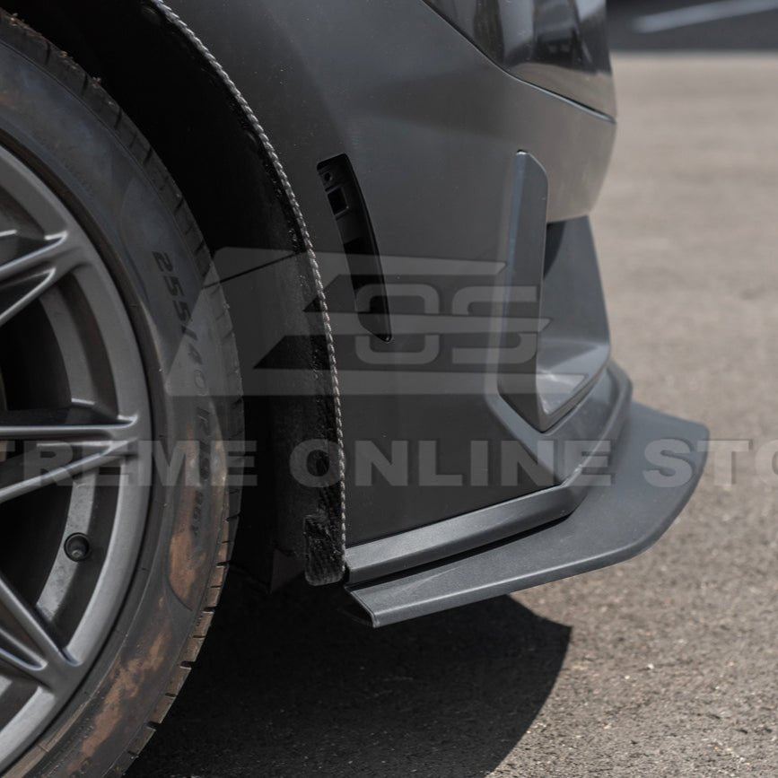 Ford Mustang S650 Dark Horse Style Primed Black Front Bumper Conversion Kit 2024-Up