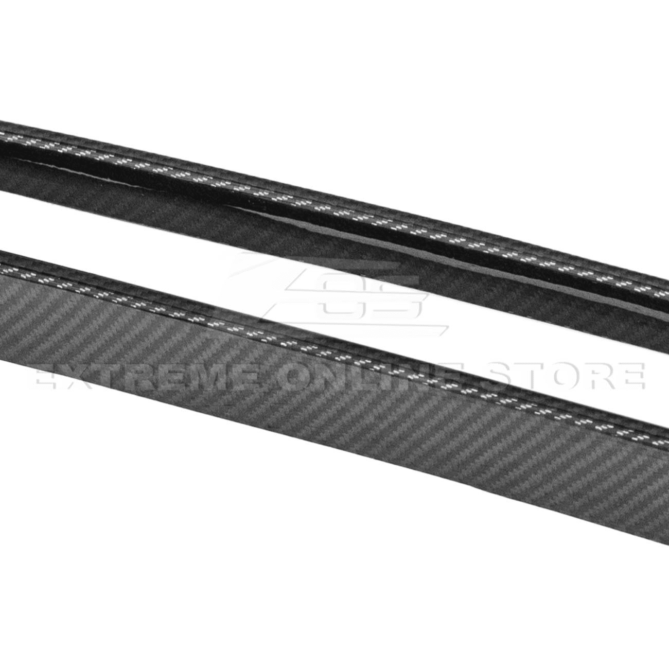 Dodge Challenger LA Factory Style Carbon Fiber Headlight Trim Cover & Front Grille Insert Overlay Kit 2015-2023