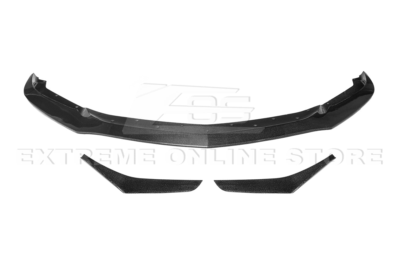 Cadillac CT5 CT5-V Blackwing Style Carbon Fiber Front Lip Splitter Canards 2020-2024