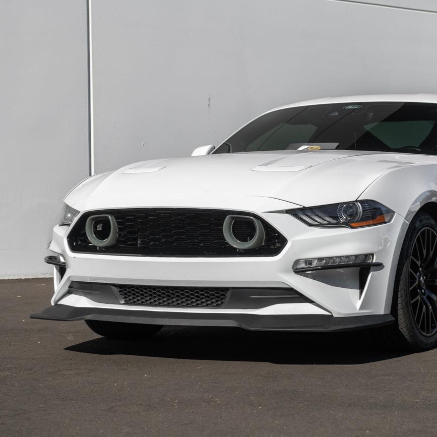 Ford Mustang S550 Performance Style Matte Black Front Splitter Lip 2018-2023