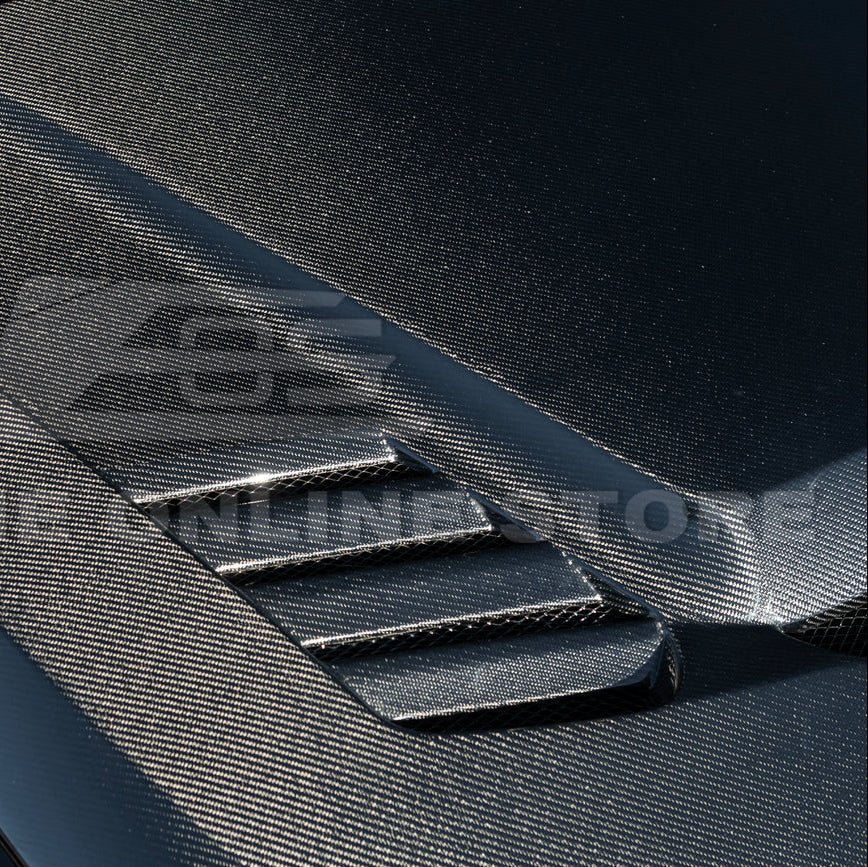 BMW G87 M2 V Style Carbon Fiber Front Vented Heat Extraction Hood 2023-Up