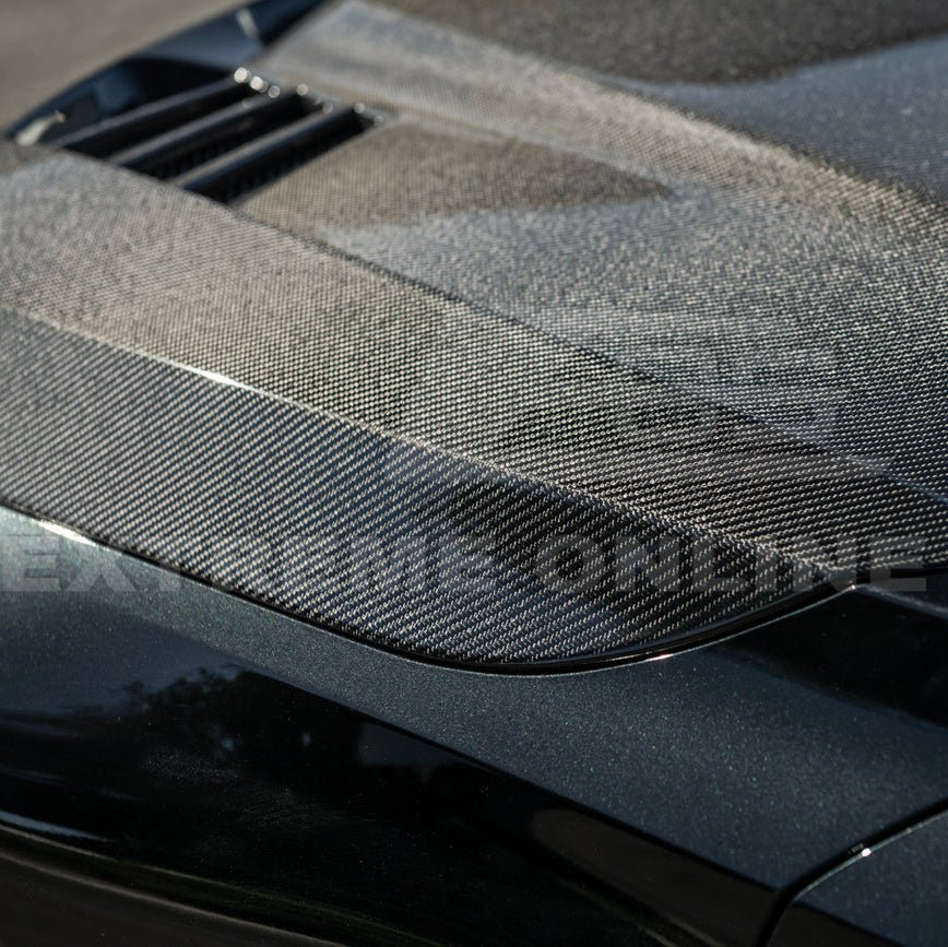 BMW G87 M2 V Style Carbon Fiber Front Vented Heat Extraction Hood 2023-Up