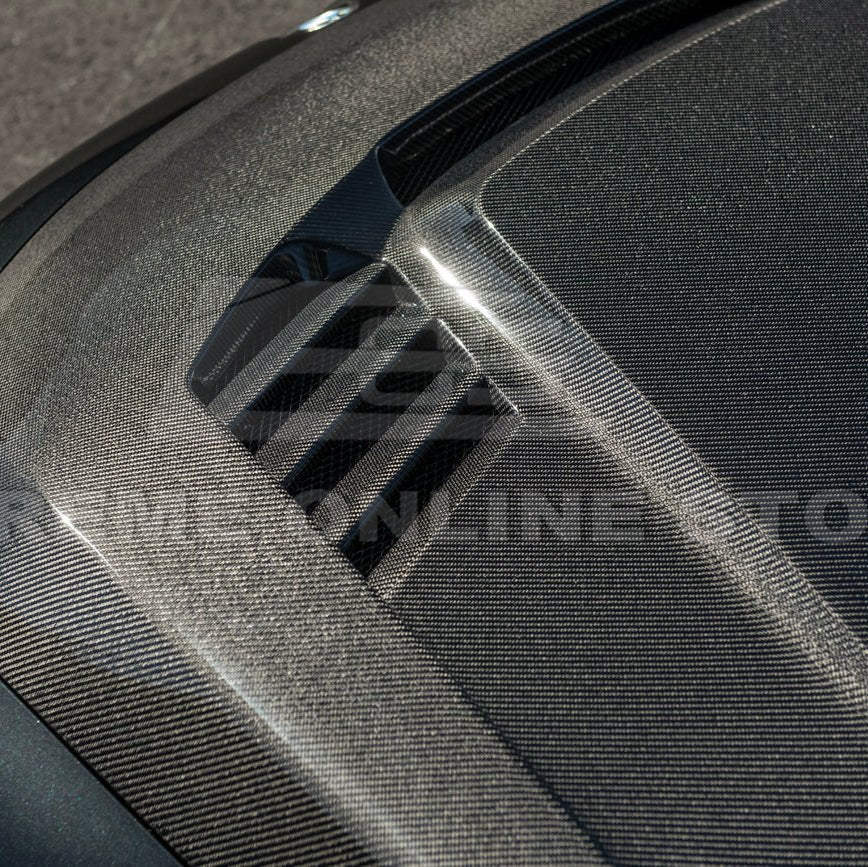 BMW G87 M2 V Style Carbon Fiber Front Vented Heat Extraction Hood 2023-Up
