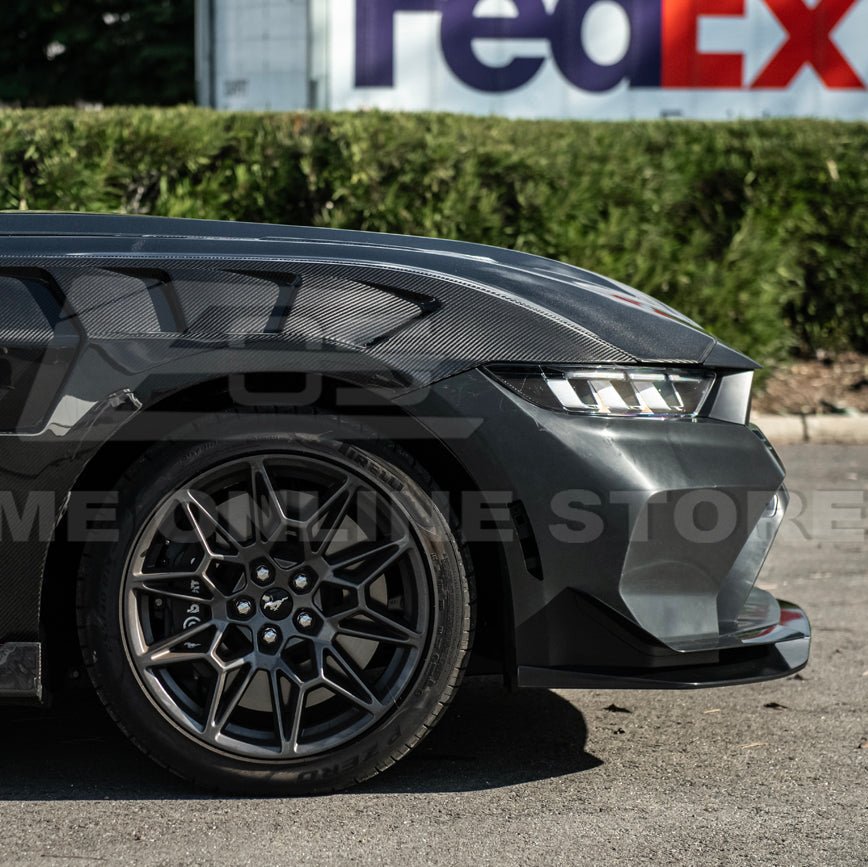 Mustang S650 GTD Style Primed Front Bumper Conversion Kit Grille Lip 2024-Up