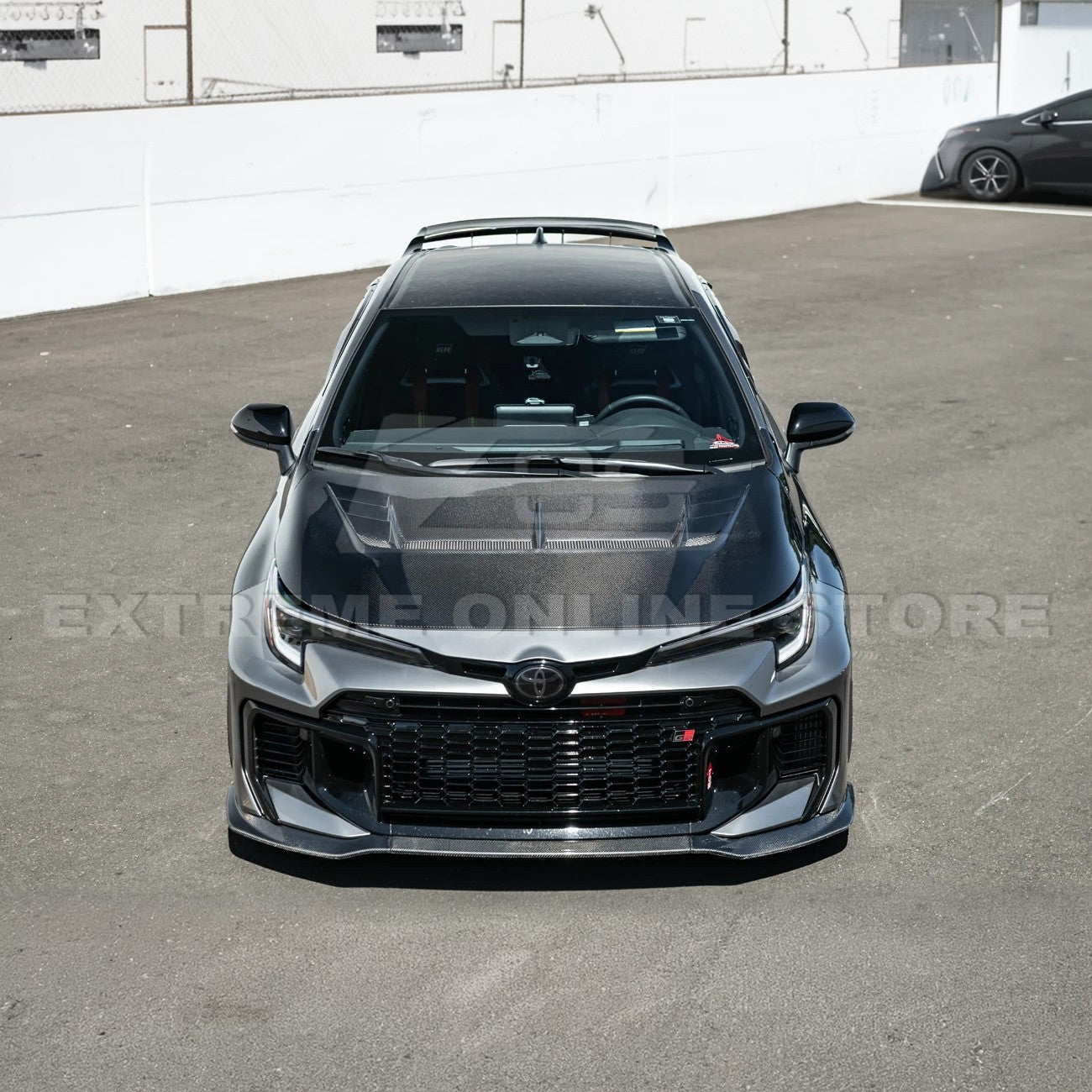 Toyota GR Corolla E210 VRS Style Carbon Fiber Front Vented Hood 2023-Up