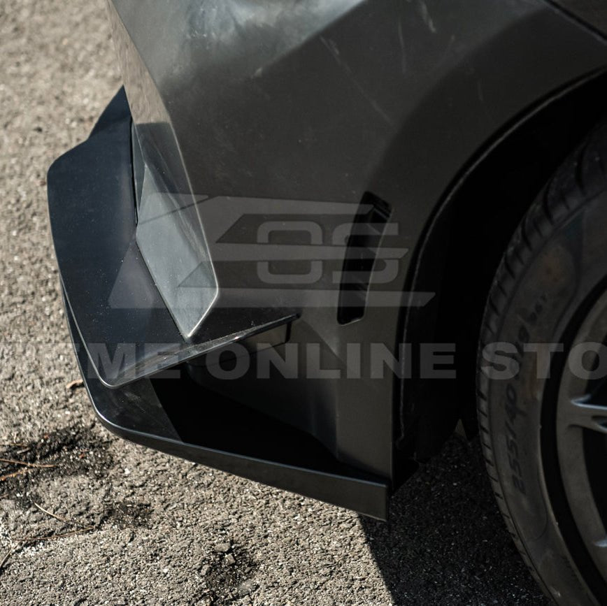 Mustang S650 GTD Style Primed Front Bumper Conversion Kit Grille Lip 2024-Up