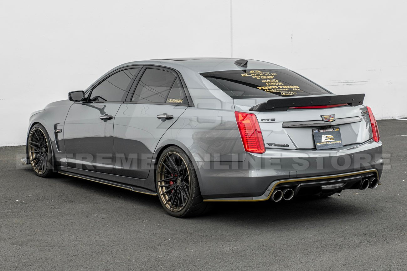 Cadillac CTS-V Gen 3 Carbon Fiber Wickerbill Rear Spoiler 2016-2019