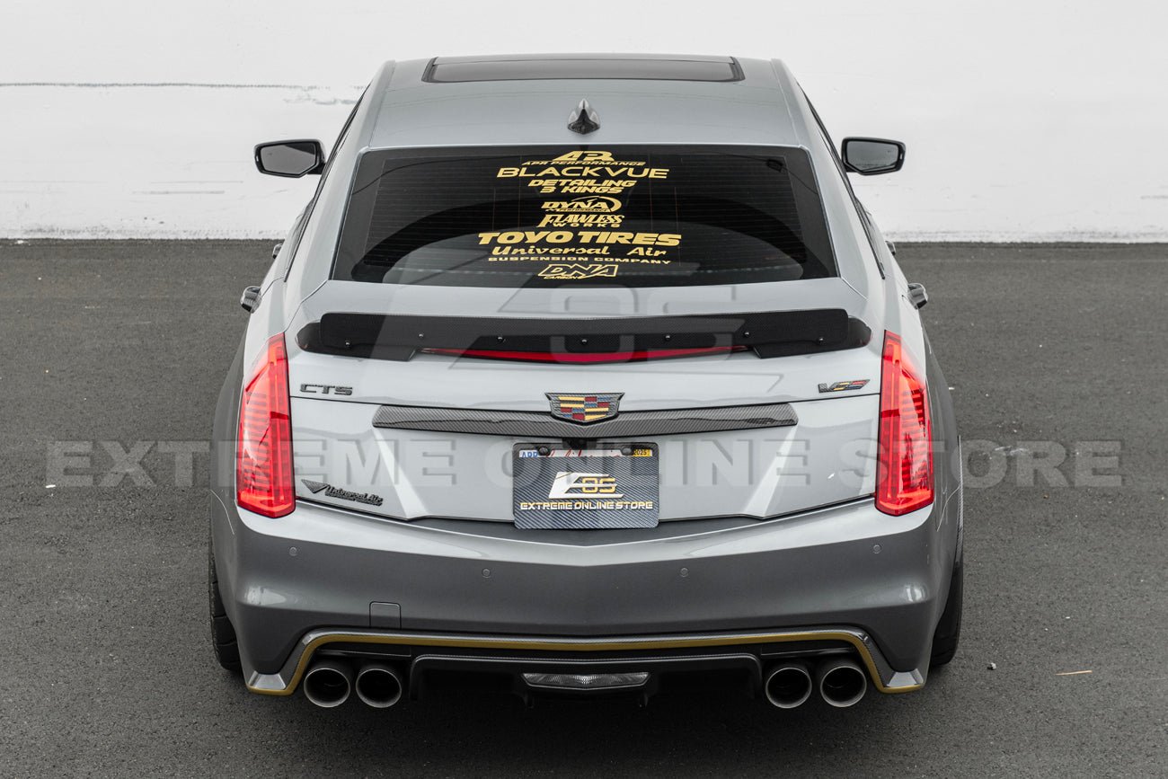 Cadillac CTS-V Gen 3 Carbon Fiber Wickerbill Rear Spoiler 2016-2019