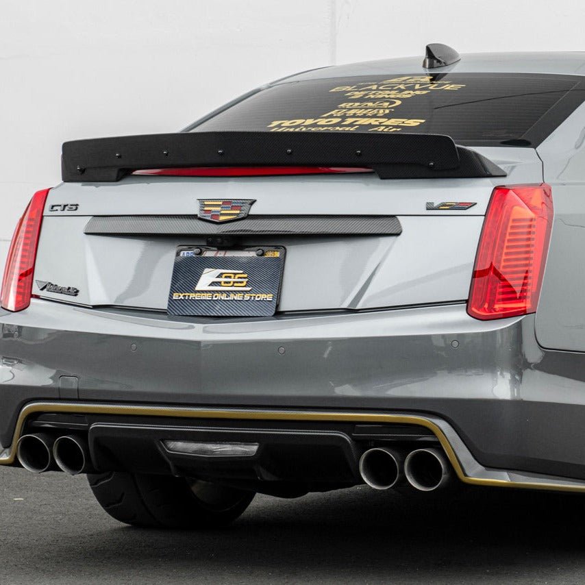 Cadillac CTS-V Gen 3 Carbon Fiber Wickerbill Rear Spoiler 2016-2019