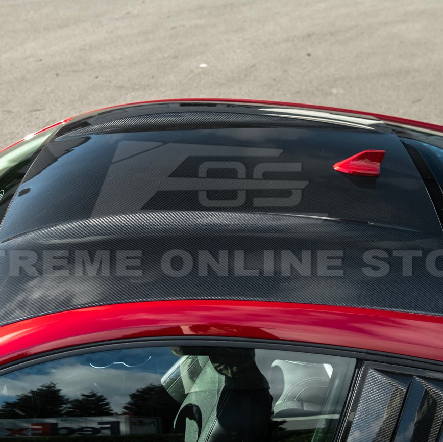 Ford Mustang Dry Carbon Fiber Roof Panel Cover S550 S650 2015–Present