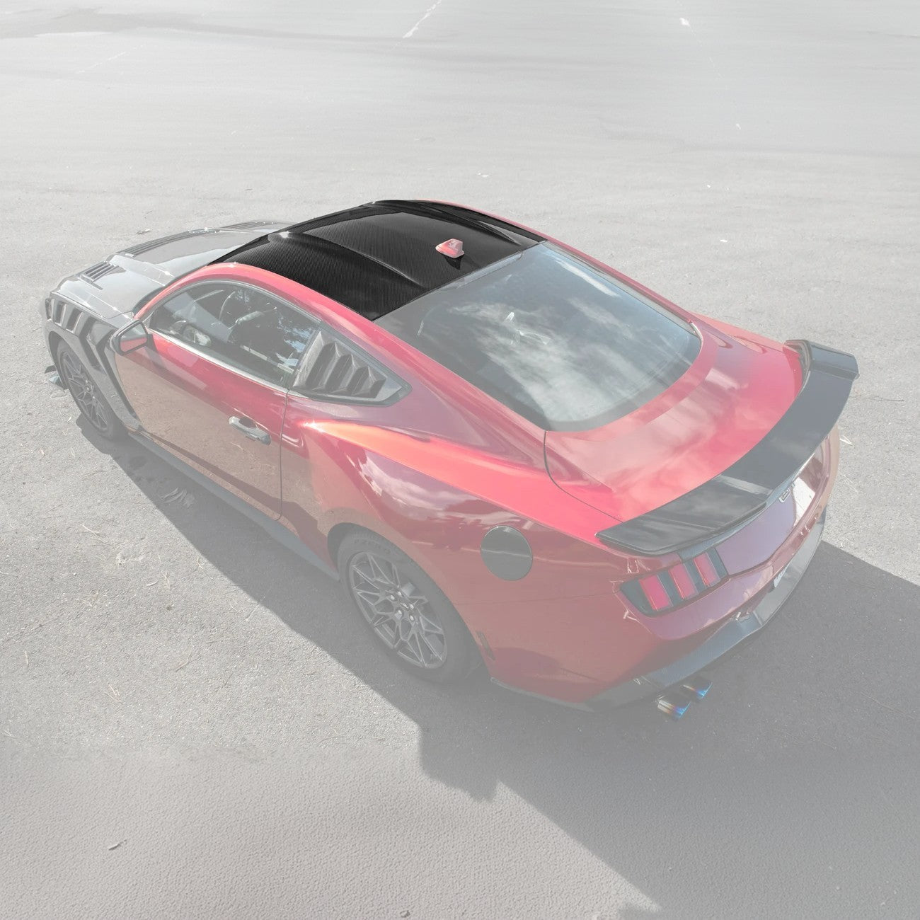 Ford Mustang Dry Carbon Fiber Roof Panel Cover S550 S650 2015–Present