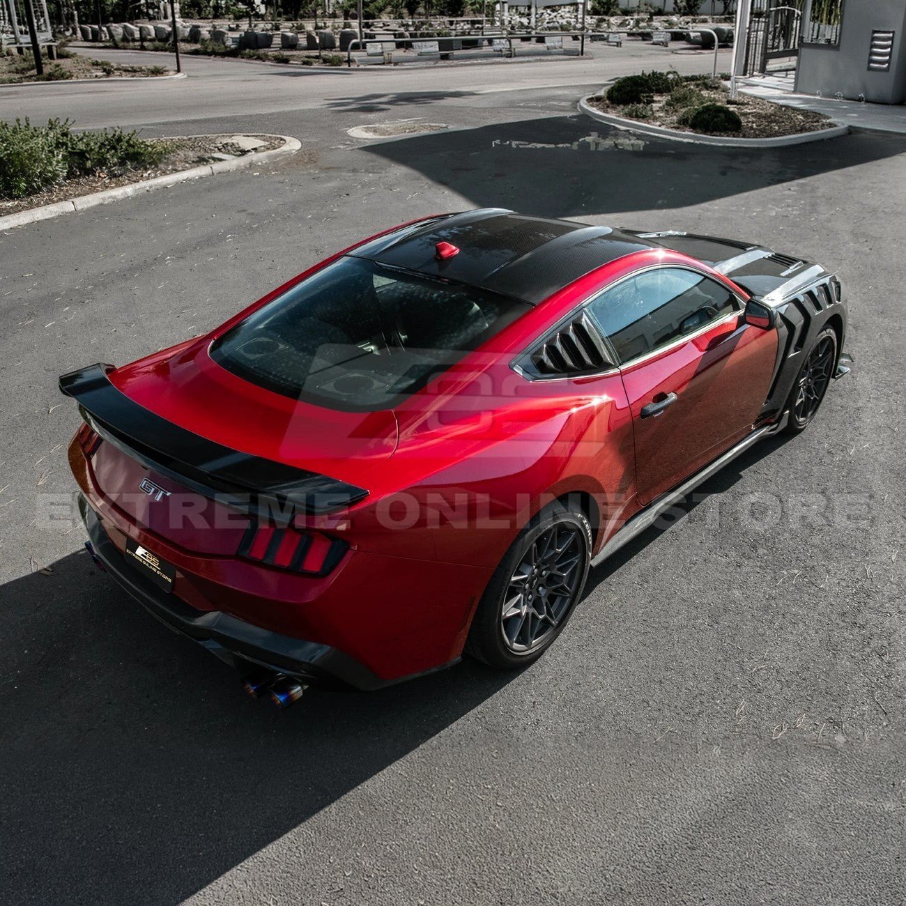 Ford Mustang Dry Carbon Fiber Roof Panel Cover S550 S650 2015–Present