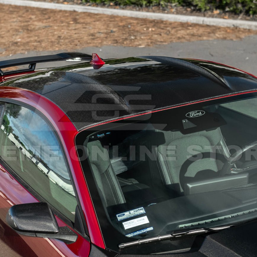Ford Mustang Dry Carbon Fiber Roof Panel Cover S550 S650 2015–Present