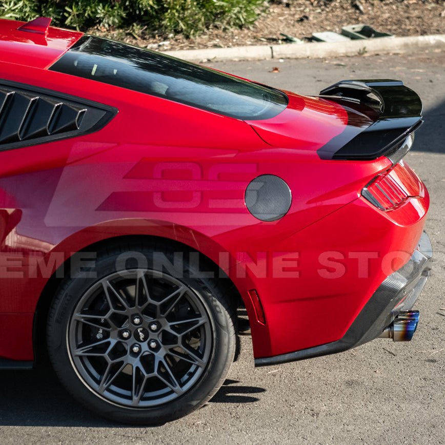 Mustang S650 Dark Horse Style Glossy Black Rear Trunk Lid Wing Spoiler 2024-Up