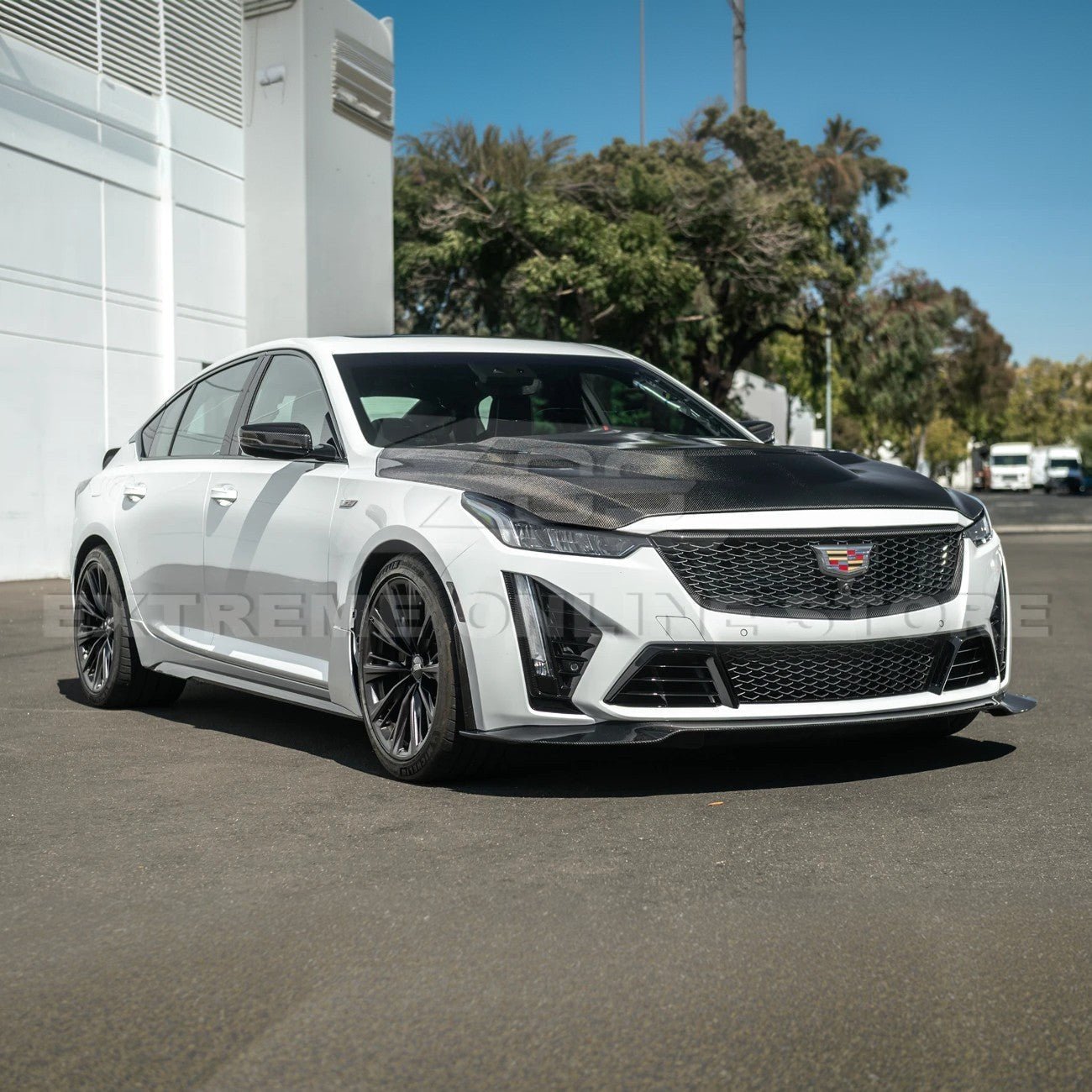 Cadillac CT5-V Blackwing Dry Carbon Fiber Front Upper & Lower Grille Trim 2022-2024
