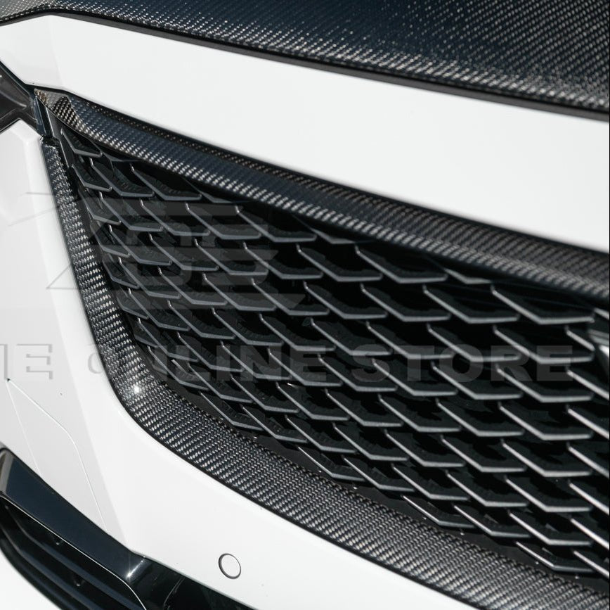 Cadillac CT5-V Blackwing Dry Carbon Fiber Front Upper & Lower Grille Trim 2022-2024