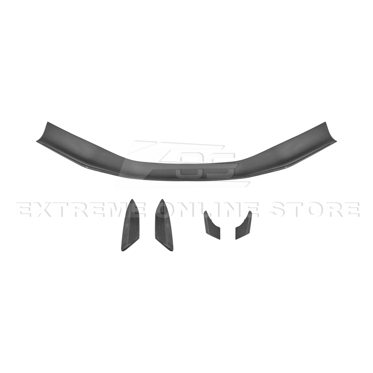 Corvette C8 Z06 Z07 Style Dry Carbon Fiber Rear High Wing Spoiler 2023-Present