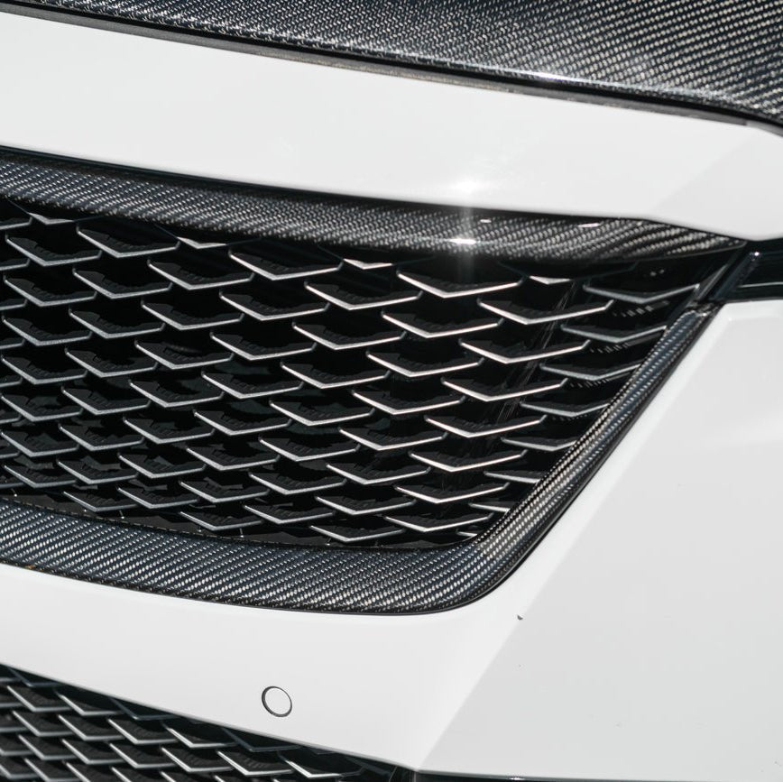 Cadillac CT5-V Blackwing Dry Carbon Fiber Front Upper & Lower Grille Trim 2022-2024