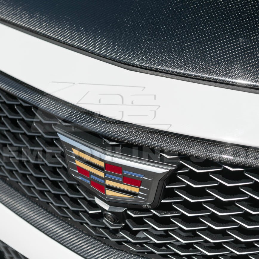 Cadillac CT5-V Blackwing Dry Carbon Fiber Front Upper & Lower Grille Trim 2022-2024