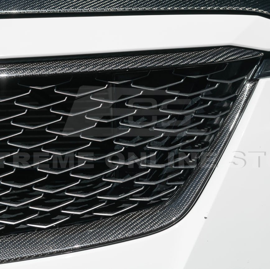 Cadillac CT5-V Blackwing Dry Carbon Fiber Front Upper & Lower Grille Trim 2022-2024