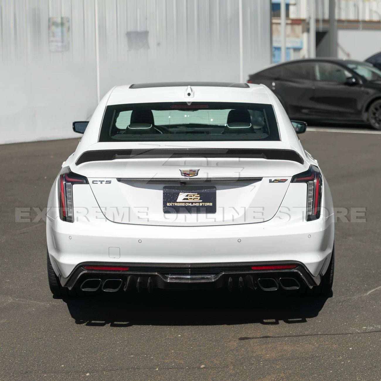 Cadillac CT5 Dry Carbon Fiber Rear Deck Lid Center Applique Trunk Insert 2022-2026