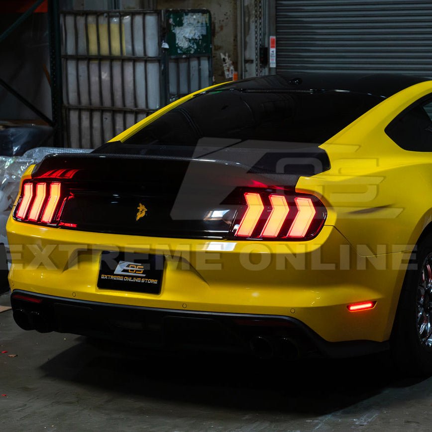 Mustang S550 EURO RGB Sequential LED XB Clear Rear Taillights 2015-2023