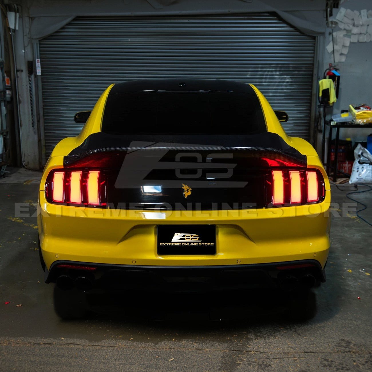 Mustang S550 EURO RGB Sequential LED XB Clear Rear Taillights 2015-2023