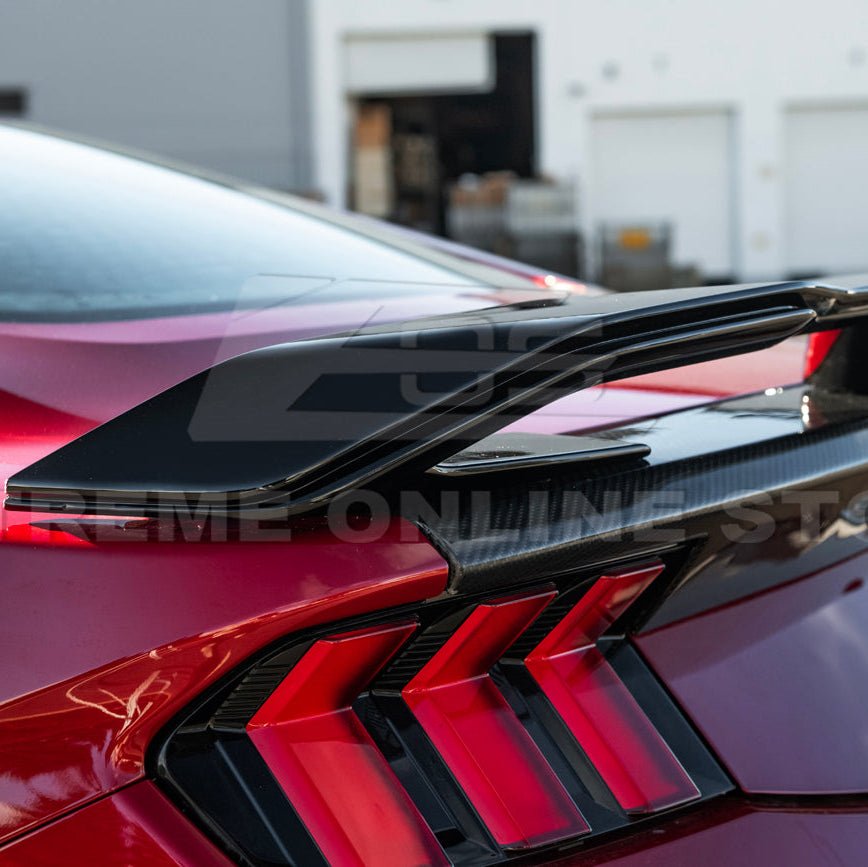 Mustang S650 Dark Horse Style Glossy Black Rear Trunk Lid Wing Spoiler 2024-Up