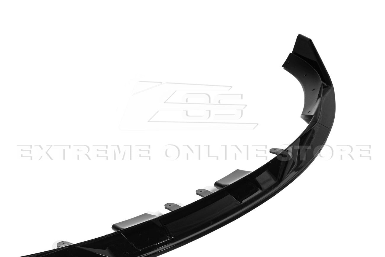 Tesla Model 3 Track Style Gloss Black Front Splitter 2017-2023