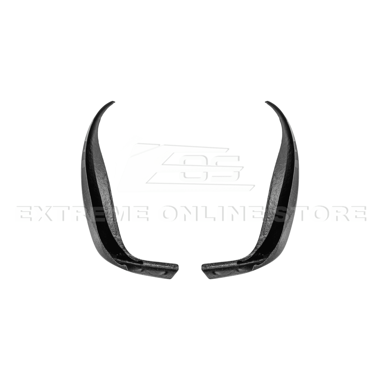 Corvette C6 Z06 ZR1 Dry Carbon Fiber Splash Guard Mud Flaps 2005-2013