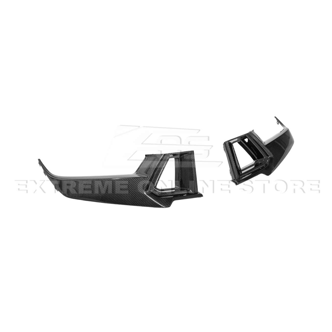 Ford Mustang S650 Dark Horse Dry Carbon Fiber Front Grille Insert Set 2024-Up