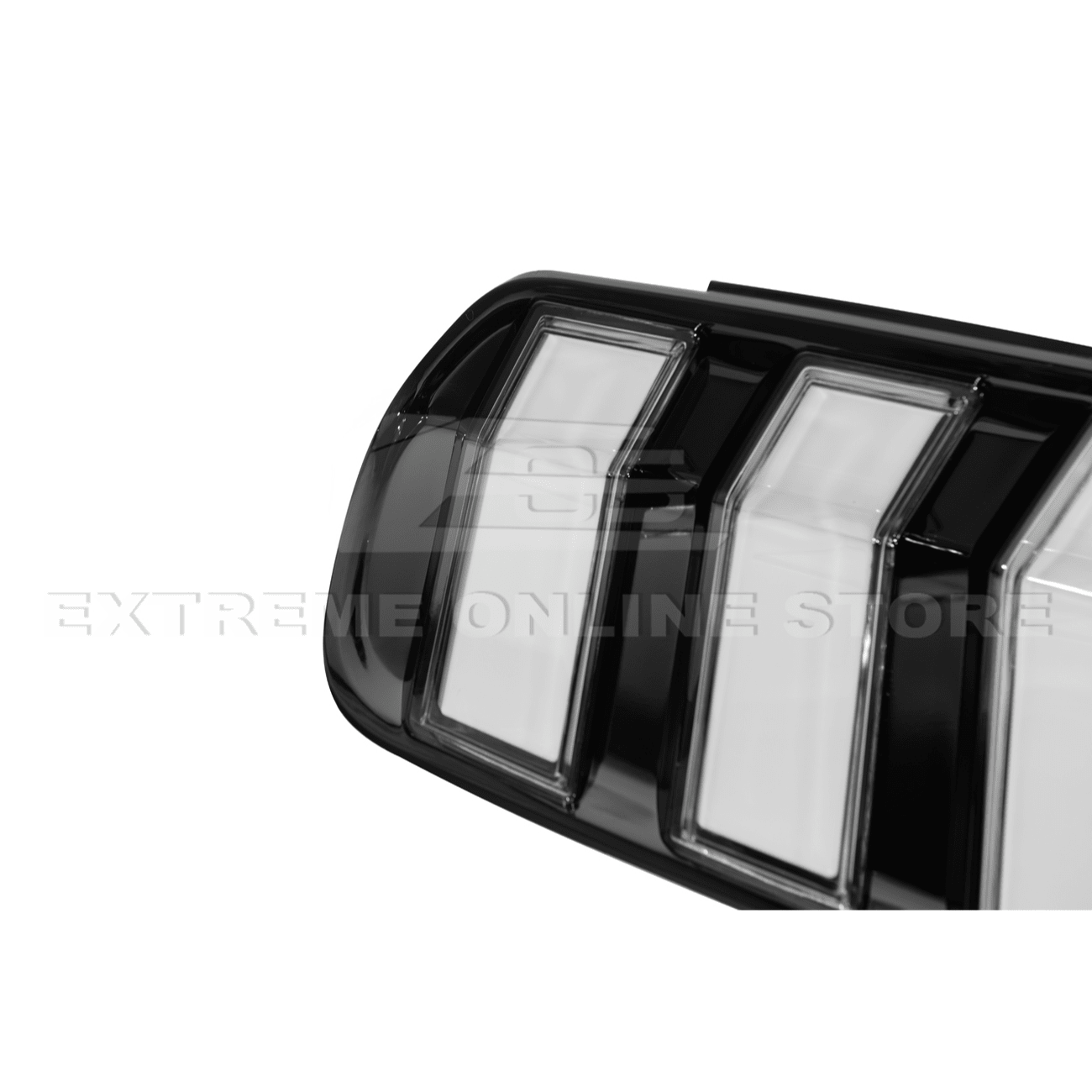 Mustang S550 EURO RGB Sequential LED XB Clear Rear Taillights 2015-2023